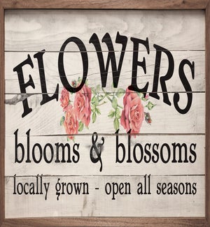 Flowers Blooms And Blossoms Whitewash